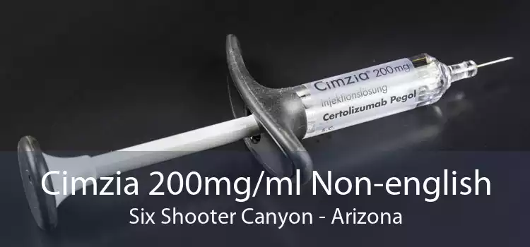 Cimzia 200mg/ml Non-english Six Shooter Canyon - Arizona